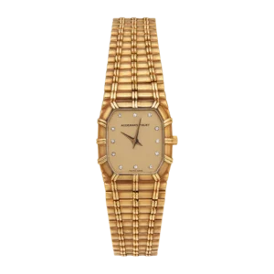 Audemars Piguet Bamboo 20mm Factory Diamond Dial 18K Yellow Gold Watch