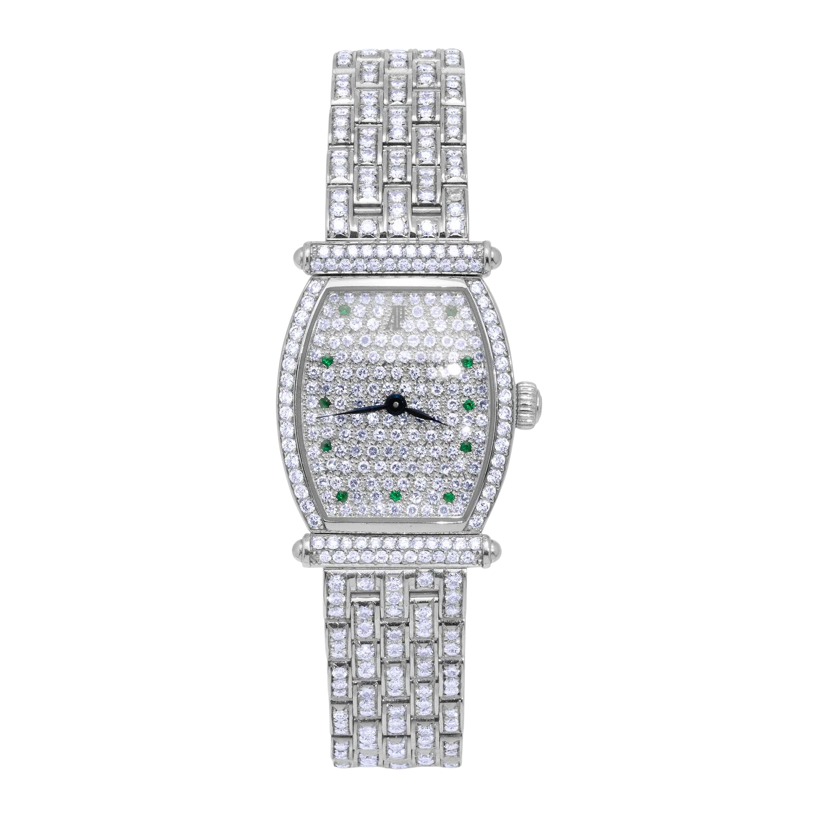 Audemars Piguet Carnegie Pavé Diamond 20mm Watch 18K White Gold