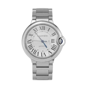 Cartier Ballon Bleu 36mm Medium Roman Dial Steel Watch W6920046