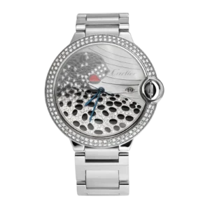 Cartier Ballon Bleu 42mm Diamond Panthère Dial Watch 3001