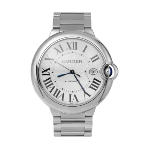 Cartier Ballon Bleu 42mm Silver Roman Dial WSBB0049 Watch