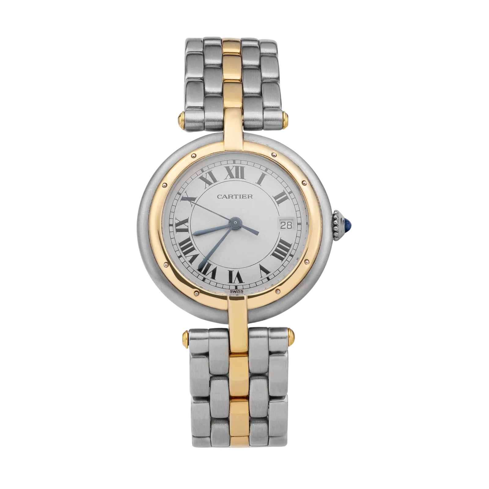 Cartier Panthere Vendome Medium 29mm One-Row Watch Yellow Gold & Steel