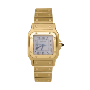 Cartier Santos Carrée 24mm 18K Yellow Gold Watch 0901