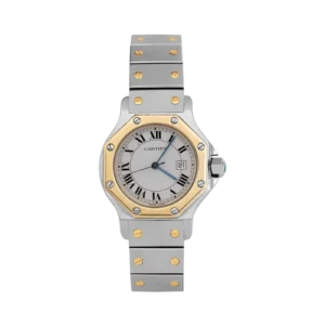 Cartier Santos Octagon 29mm 18K Yellow Gold & Steel Watch