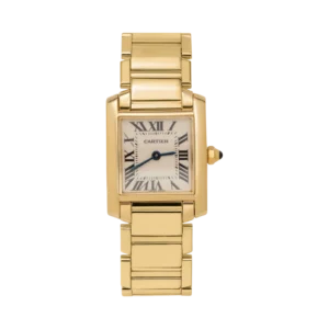 Cartier Tank Française 20mm Small 18K Yellow Gold Watch 2385