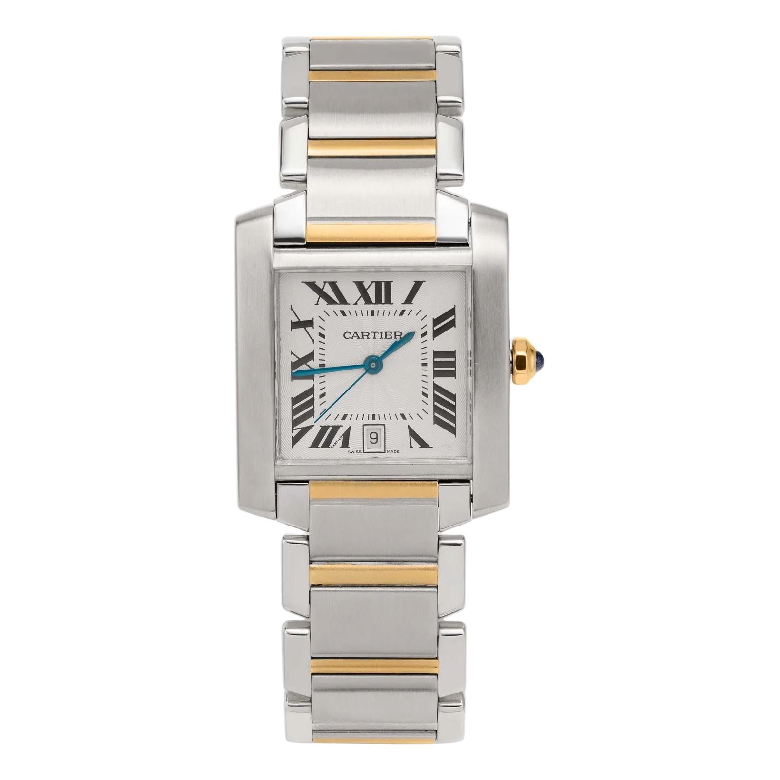 Cartier Tank Française Watch 18K Yellow Gold & Steel 2302