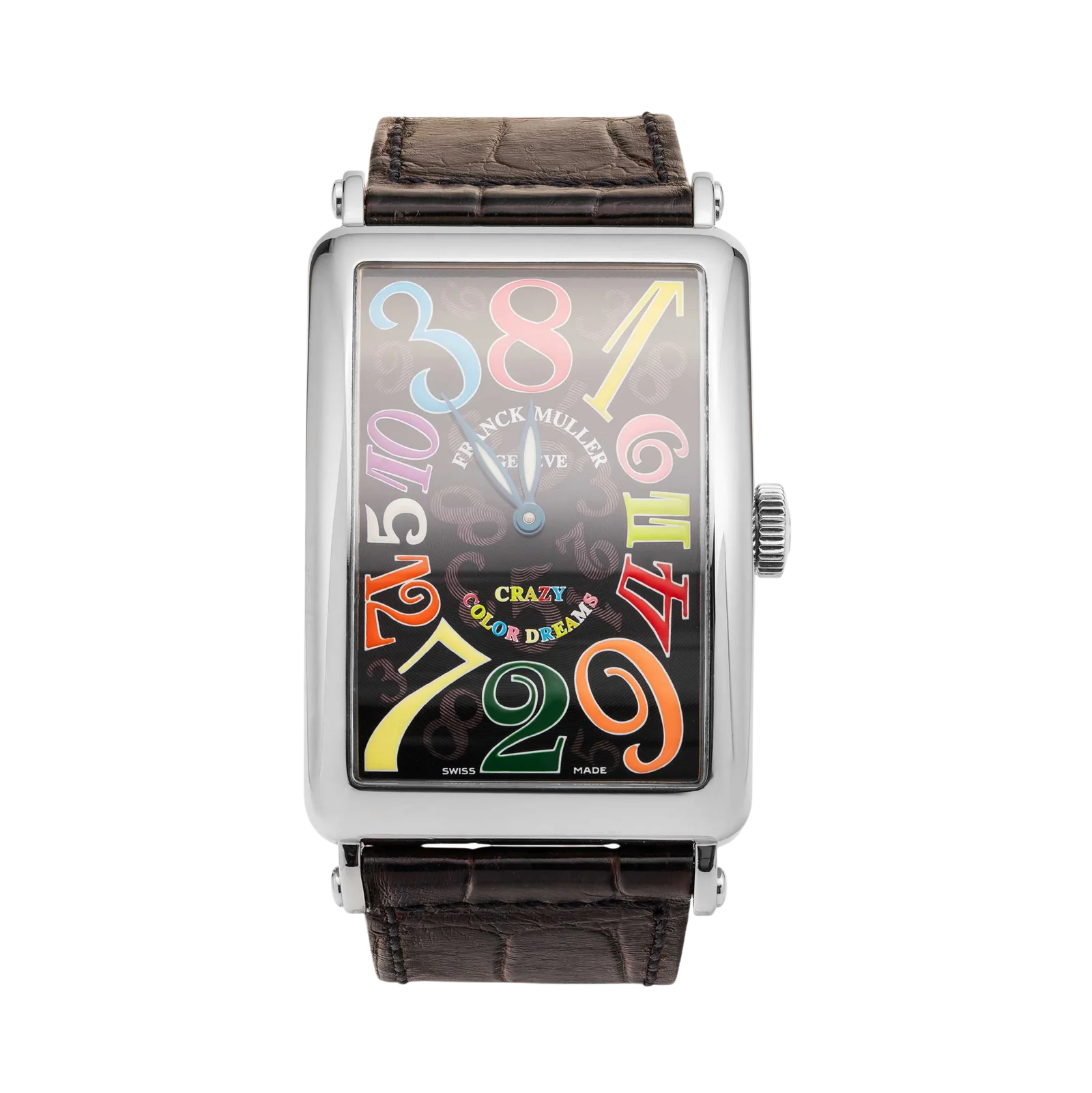 Franck Muller Long Island Master of Complications Crazy Hours Black Dial 32mm Watch