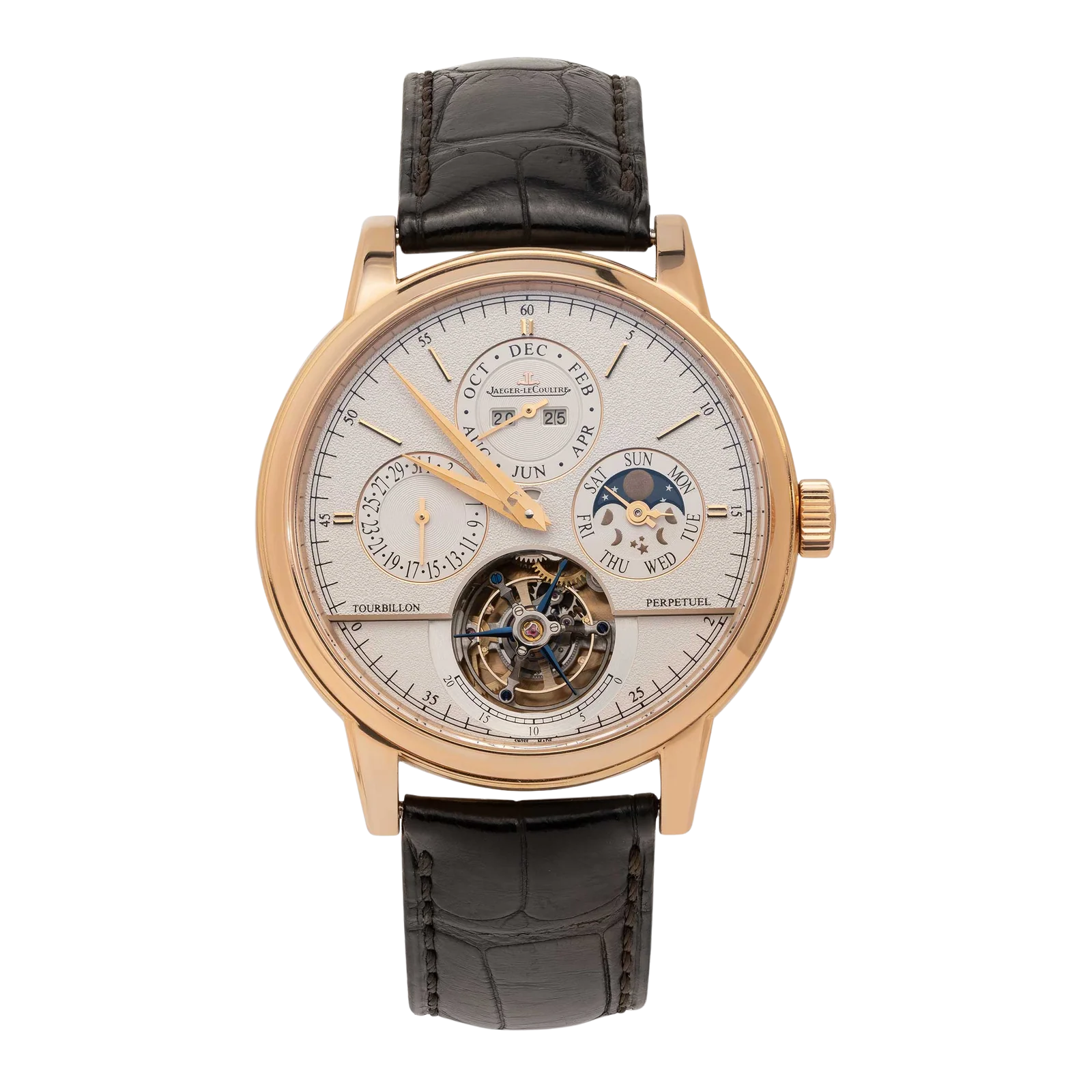 Jaeger-LeCoultre Master Grande Tradition 186.2.20.S Watch 18K Rose Gold