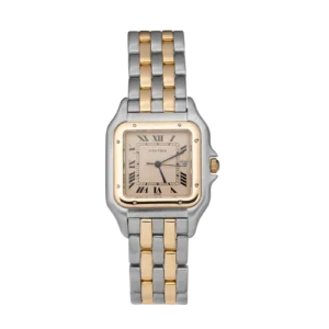 Panthere de Cartier Jumbo Large Two-Row Watch Yellow Gold & Steel