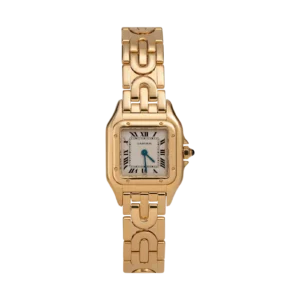 Panthere de Cartier Small 22mm Art Deco Watch 18K Yellow Gold 1070
