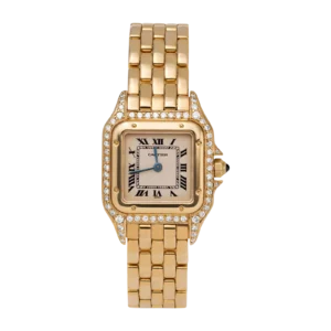 Panthere de Cartier Small Diamond 18K Yellow Gold Watch WF3070B9