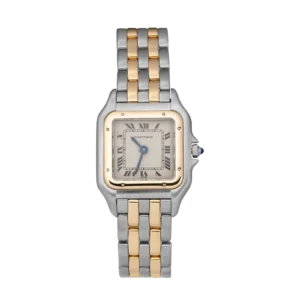 Panthere de Cartier Small Two-Row Watch 18K Gold & Stainless Steel