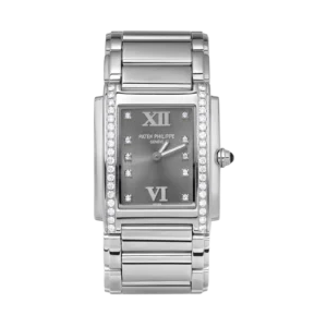 Patek Philippe Twenty-4 Steel Watch Factory Diamond Dial