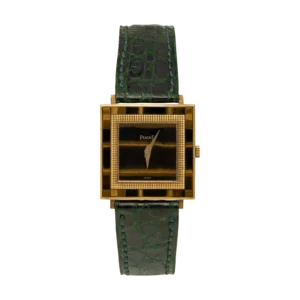 Piaget 9200 Tiger's Eye Vintage Watch 18K Gold