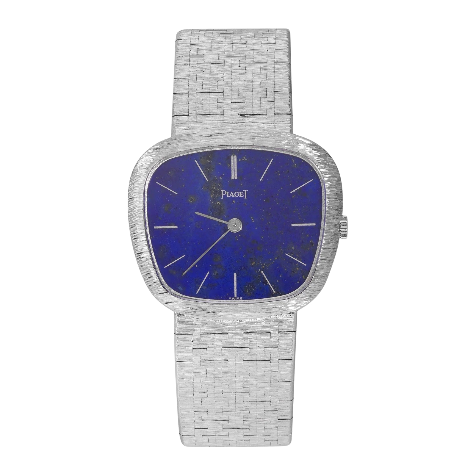 Piaget Vintage 9465 A6 18K White Gold Watch Lapis Lazuli Dial