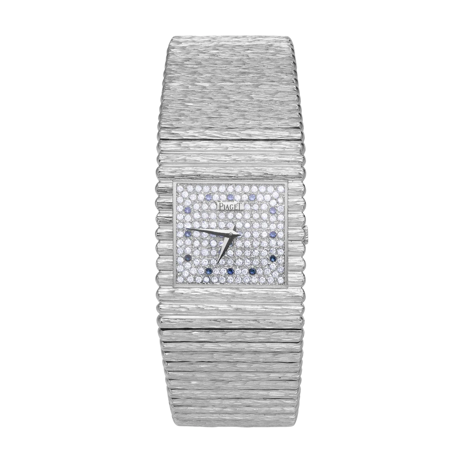 Piaget Vintage Emperador 9131 C 516 Diamond Dial Watch 18K Gold