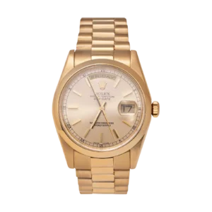 Presidential Rolex Day-Date 118208 Watch 36mm Champagne Dial 18K Yellow Gold