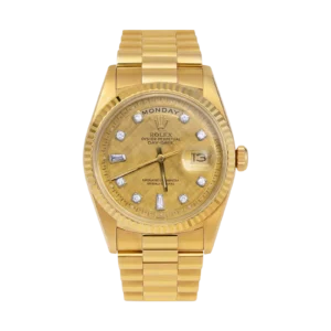 Presidential Rolex Day-Date 1803 Watch 36mm Champagne Dial 18K Yellow Gold