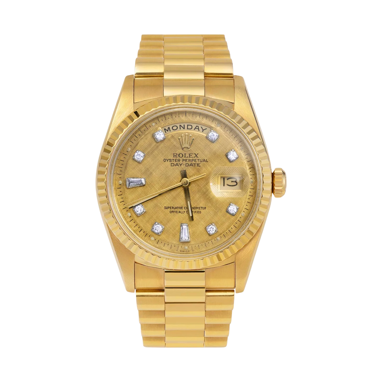 Presidential Rolex Day-Date 1803 Watch 36mm Champagne Dial 18K Yellow Gold