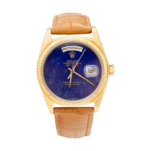 Presidential Rolex Day-Date 18038 36mm Watch Lapis Dial 18K Yellow Gold
