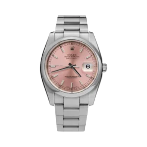 Rolex Datejust 116200 Smooth Bezel Watch 36mm Salmon Dial