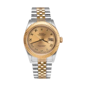 Rolex Datejust 116233 Fluted Bezel Watch 36mm Champagne Dial