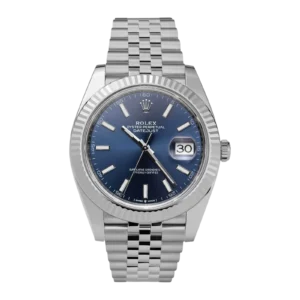 Rolex Datejust 126334 Watch 41mm Blue Index Dial