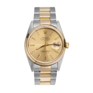 Rolex Datejust 16203 Smooth Bezel Watch 36mm Champagne Dial