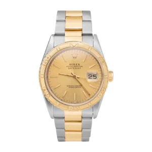 Rolex Datejust 16263 Turn-O-Graph Bezel Watch 36mm Champagne Dial