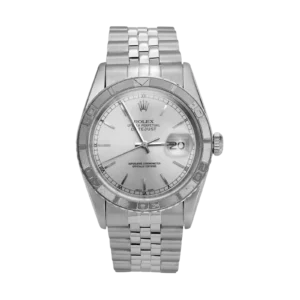 Rolex Datejust 16264 Turn-O-Graph Bezel Watch 36mm Silver Dial