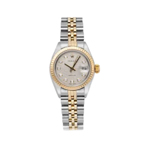 Rolex Datejust 179173 Fluted Bezel Watch 26mm Diamond Anniversary Dial