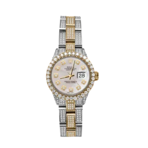 Rolex Datejust 26mm Diamond Oyster Bracelet Watch | 6.70ct