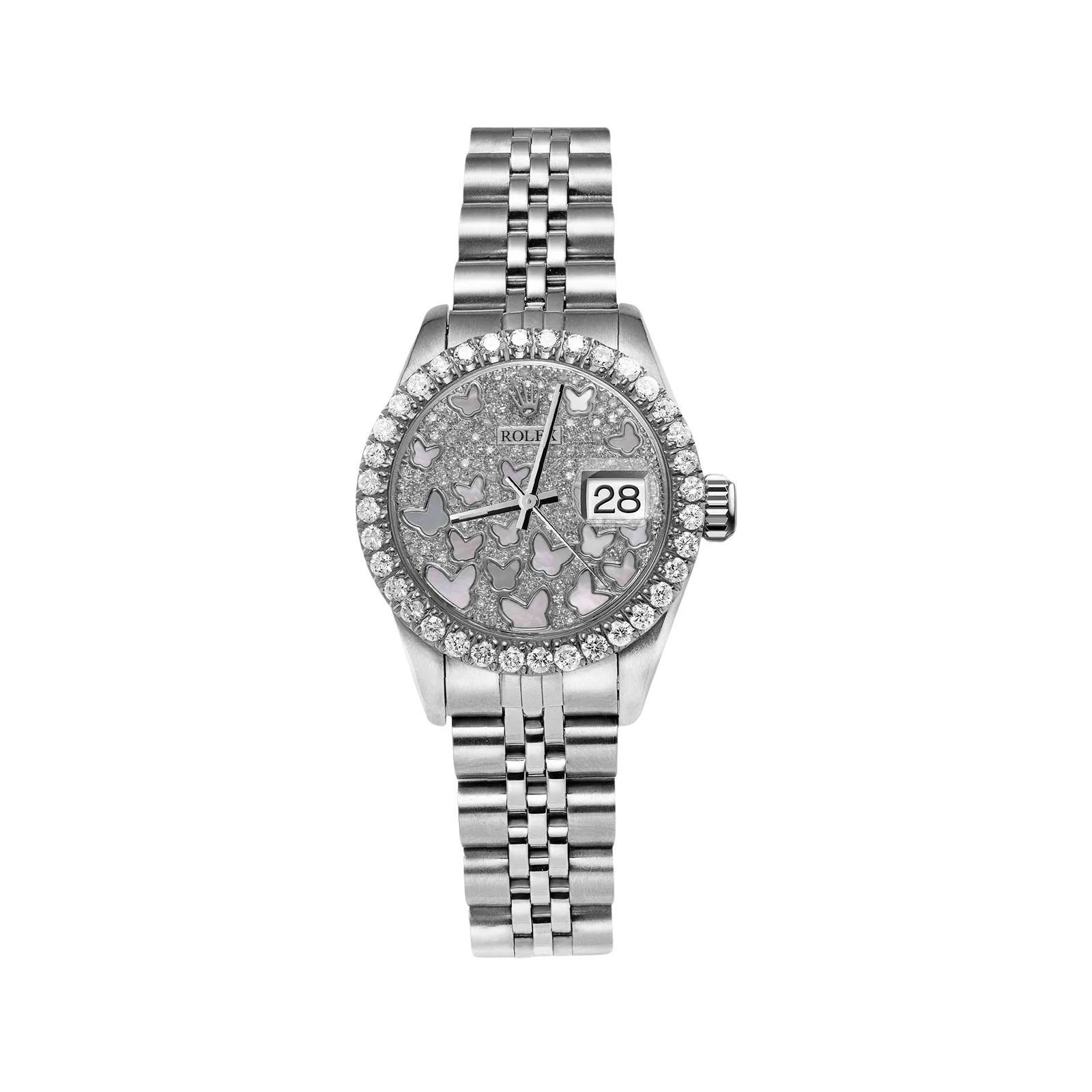 Rolex Datejust 26mm Jubilee Bracelet Diamond Dial Watch