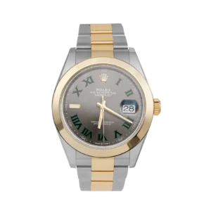 Rolex Datejust 41mm 126303 Watch Wimbledon Gray Green Dial