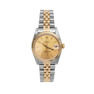 Rolex Datejust 68273 Fluted Bezel Watch 31mm Champagne Dial