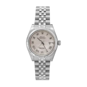 Rolex Datejust 68274 Fluted Bezel Watch 31mm Decorated Mother of Pearl Dial
