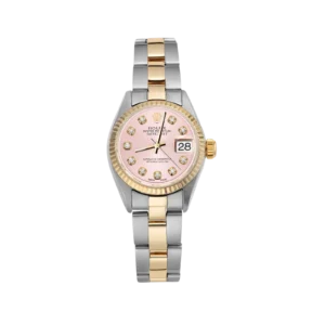 Rolex Datejust 6917 Fluted Bezel Watch 26mm Pink Dial