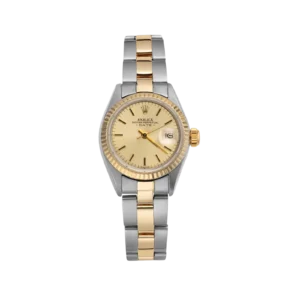 Rolex Datejust 6919 Fluted Bezel Watch 26mm Champagne Dial