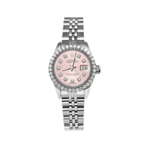 Rolex Datejust Diamond Bezel Watch 26mm Pink Dial | 1.25ct