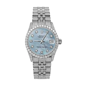 Rolex Datejust Diamond Bezel Watch 31mm Mother of Pearl Dial | 6.75ct