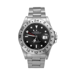 Rolex Explorer II 16570 Watch 40mm Black Dial