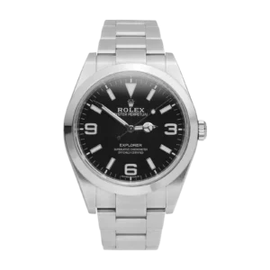 Rolex Explorer Smooth Bezel 214270 Watch 39mm Black Dial