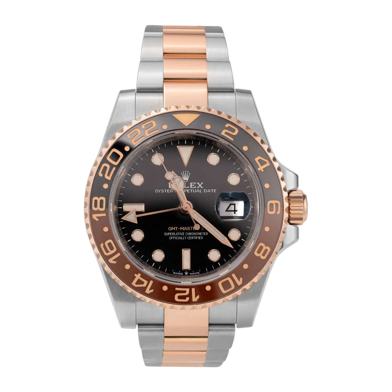 Rolex GMT-Master II 126711CHNR Two-Tone Oystersteel Everose Gold "Root Beer" Watch