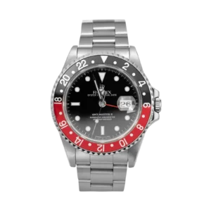 Rolex GMT-Master II Watch 40mm "Coke" 16710 Black Dial