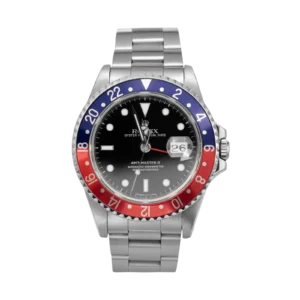 Rolex GMT-Master II Watch 40mm "Pepsi" 16710 Black Dial