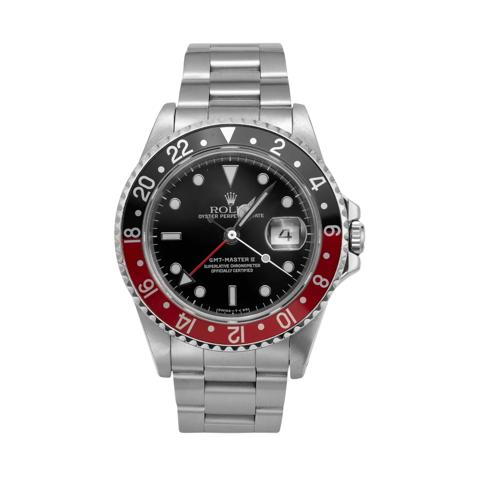 Rolex GMT-Master II Watch "Coke" 40mm 16710 Black Dial Watch