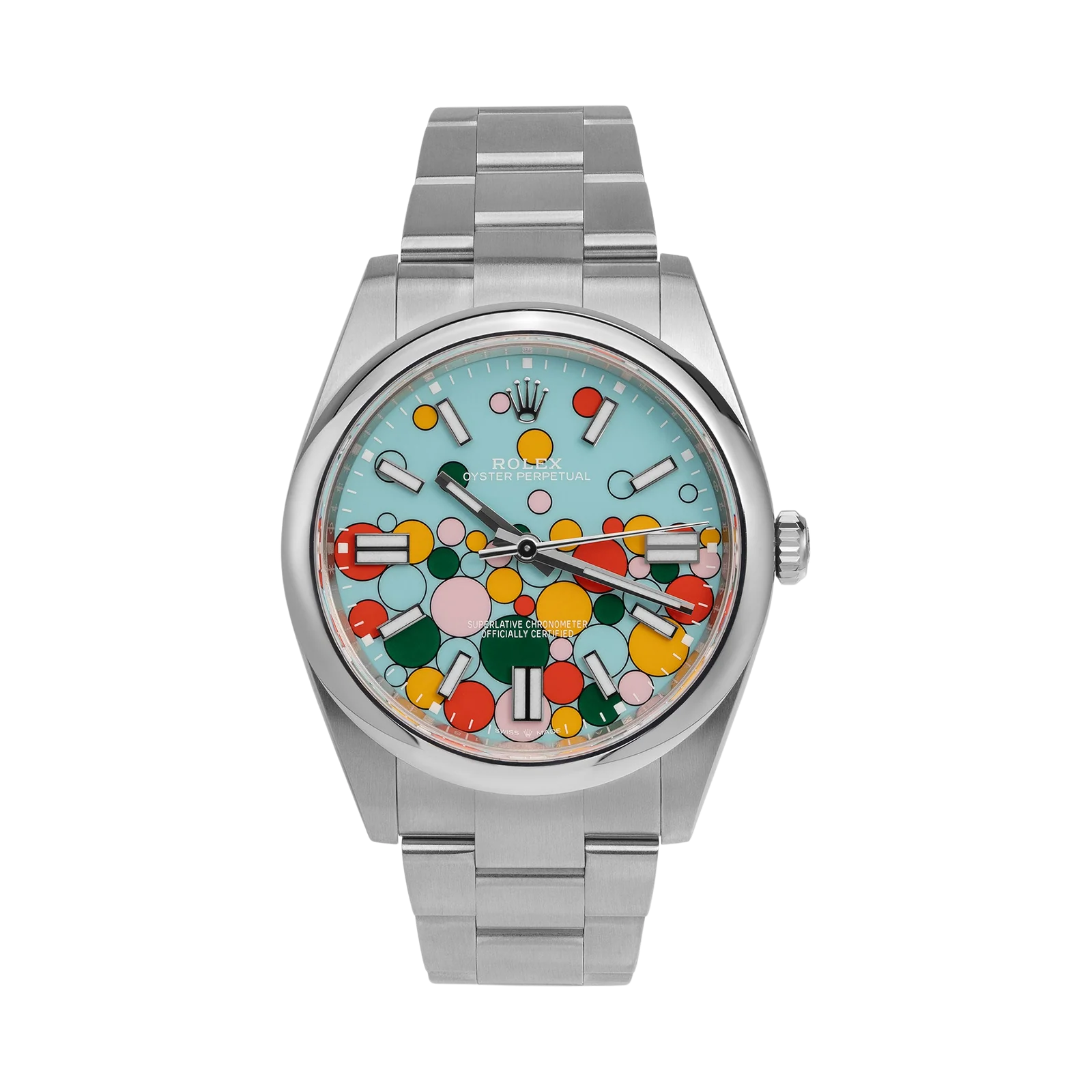 Rolex Oyster Perpetual 124300 41mm Celebration Dial Watch | New Old Stock