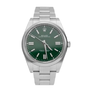Rolex Oyster Perpetual 124300 41mm Green Dial Watch | 2025 Brand New