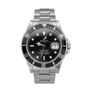 Rolex Submariner Date 16610T Watch 40mm Black Dial