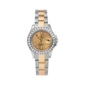 Rolex Yacht-Master 69623 Diamond Bezel Oyster Watch Steel & 18K Yellow Gold